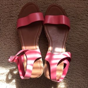 Pink wedges